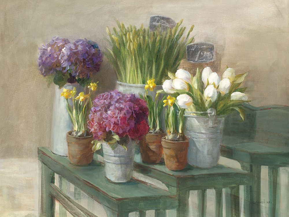 Les Fleurs Printemps art print by Danhui Nai for $57.95 CAD