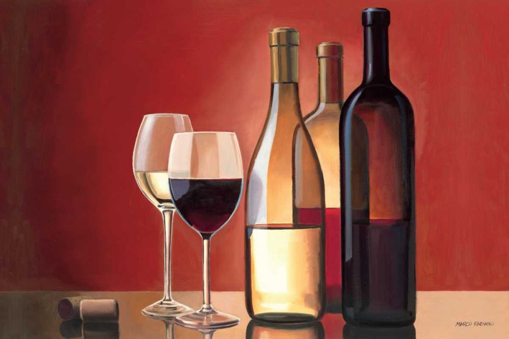 Wine Trio art print by Marco Fabiano for $57.95 CAD
