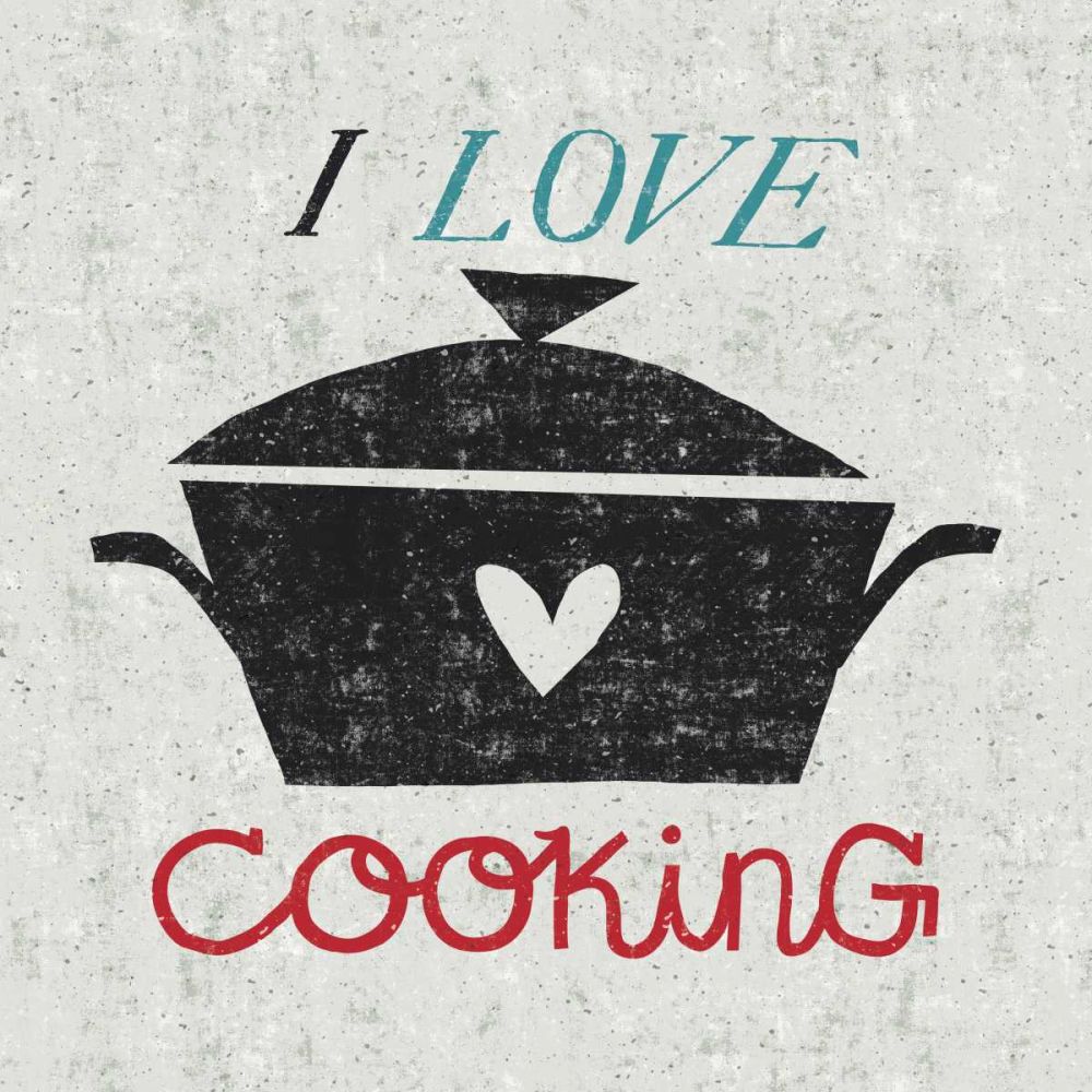 I Love Cooking art print by Michael Mullan for $57.95 CAD