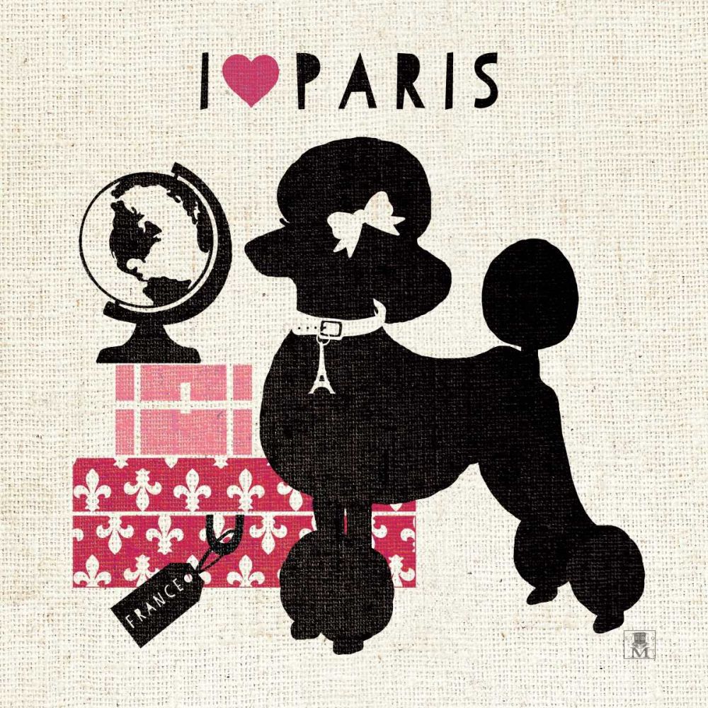 Paris Pooch art print by Studio Mousseau for $57.95 CAD