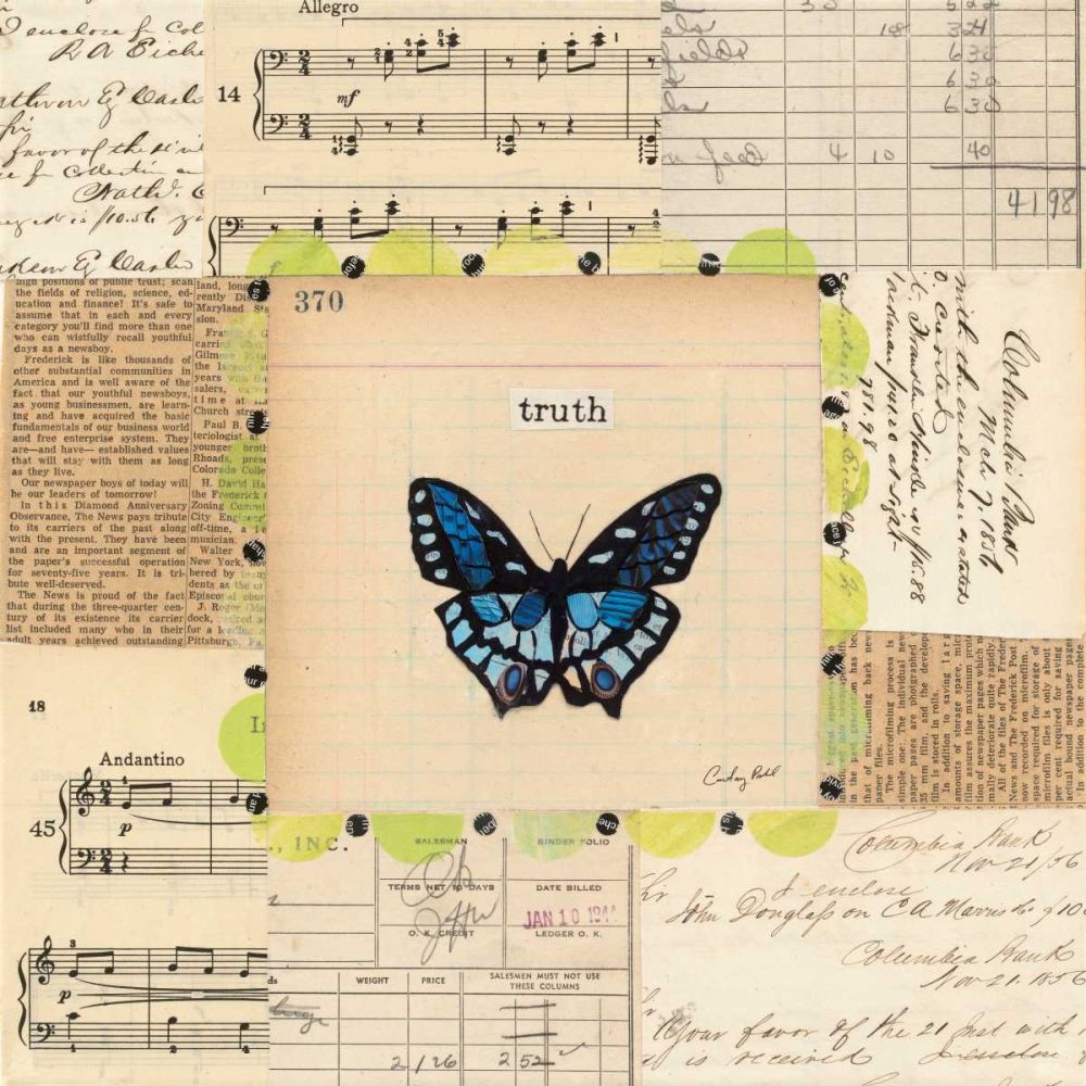 Truth Butterfly art print by Courtney Prahl for $57.95 CAD