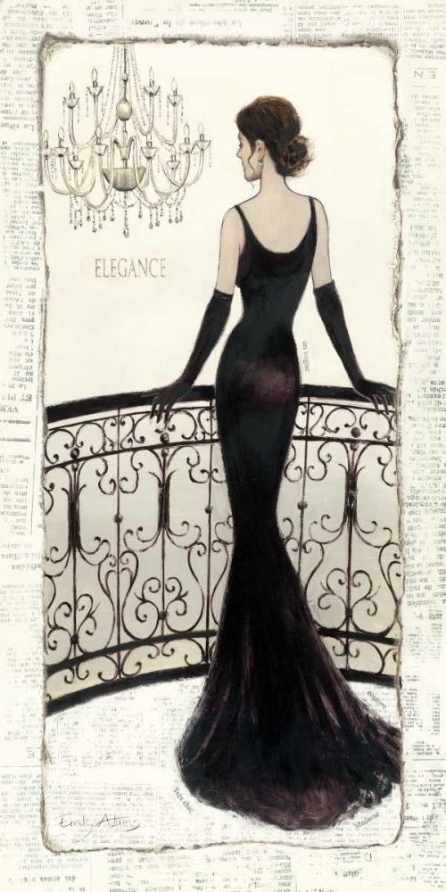 La Belle Noir art print by Emily Adams for $57.95 CAD