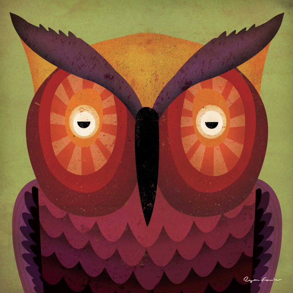 Owl WOW art print by Ryan Fowler for $57.95 CAD