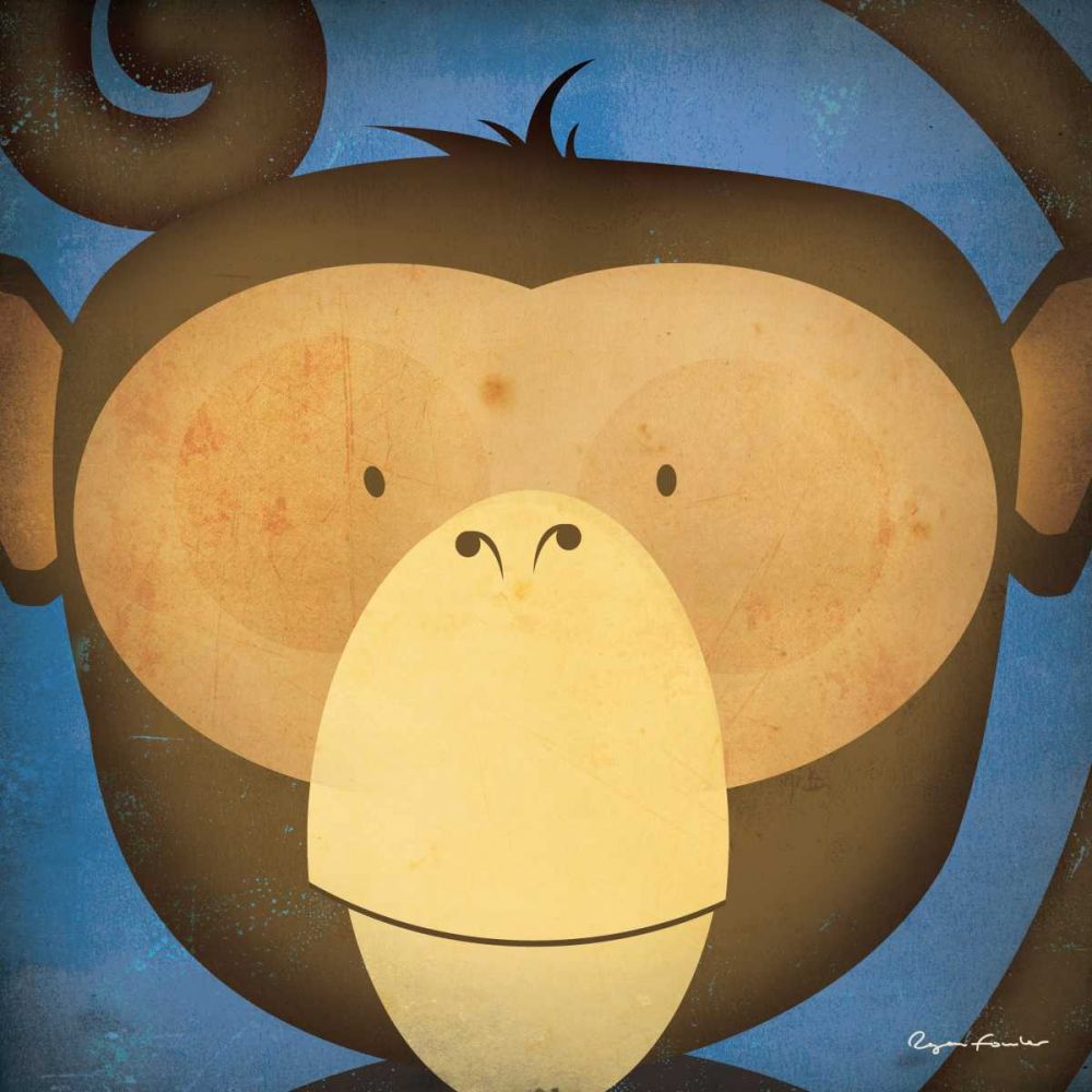 Monkey WOW art print by Ryan Fowler for $57.95 CAD