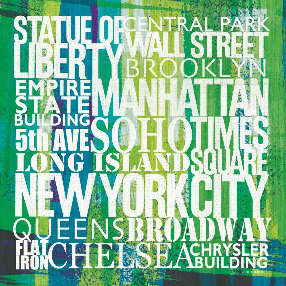 New York City Life Patterns I art print by Michael Mullan for $57.95 CAD