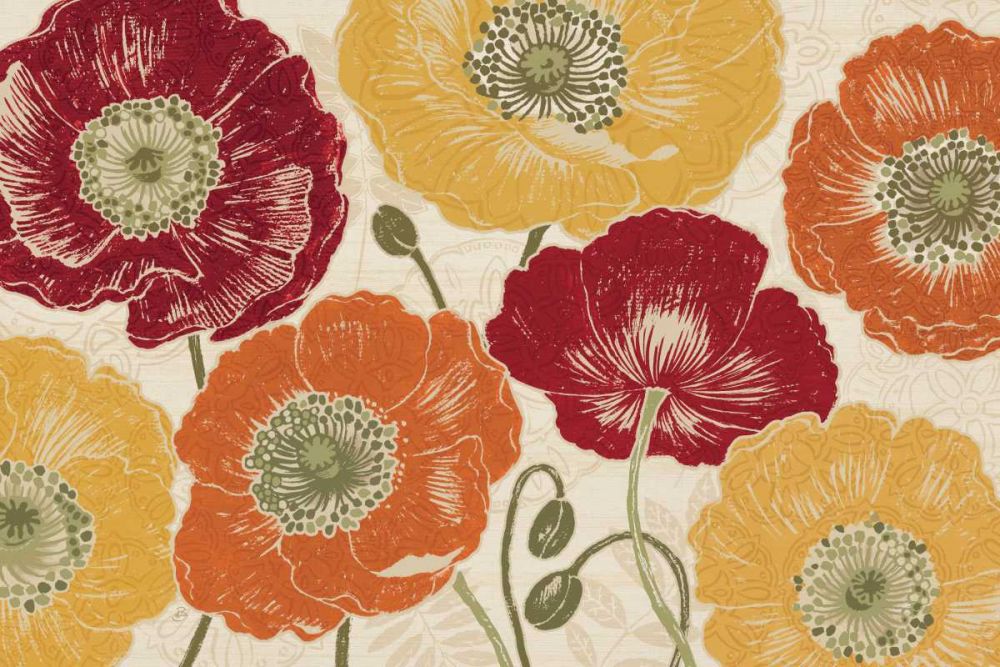 A Poppys Touch I Spice art print by Daphne Brissonnet for $57.95 CAD