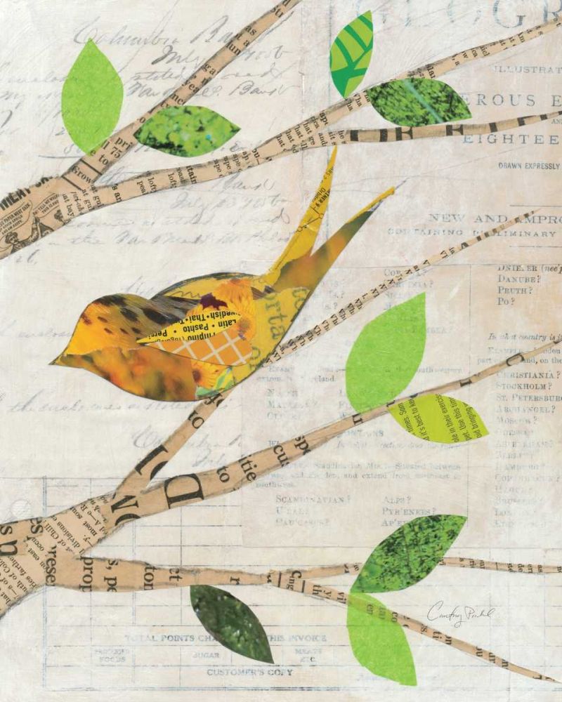 Birds in Spring II art print by Courtney Prahl for $57.95 CAD