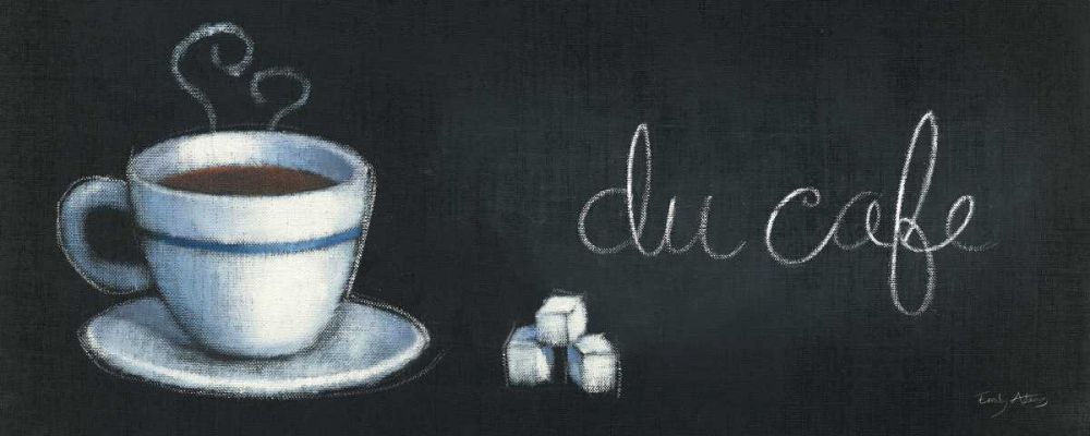 Chalkboard Menu I - Cafe art print by Emily Adams for $57.95 CAD