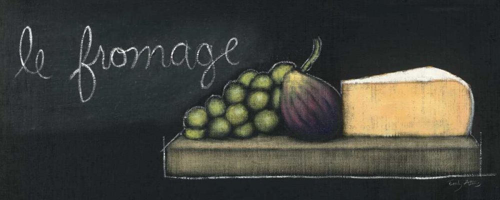 Chalkboard Menu III - Fromage art print by Emily Adams for $57.95 CAD