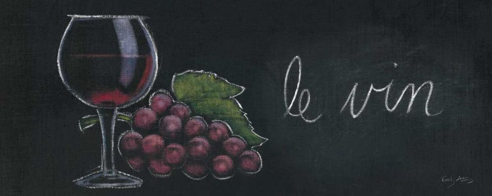 Chalkboard Menu IV - Vin art print by Emily Adams for $57.95 CAD