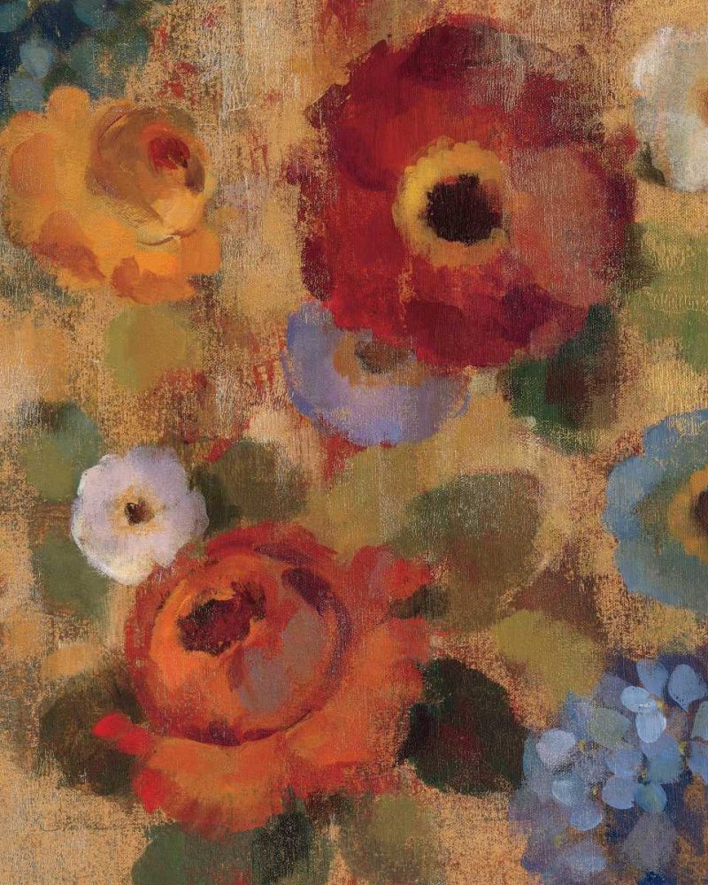 Jacquard Floral II - Crop art print by Silvia Vassileva for $57.95 CAD