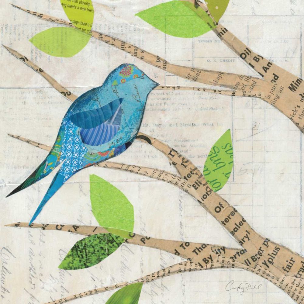 Birds in Spring  I Square art print by Courtney Prahl for $57.95 CAD