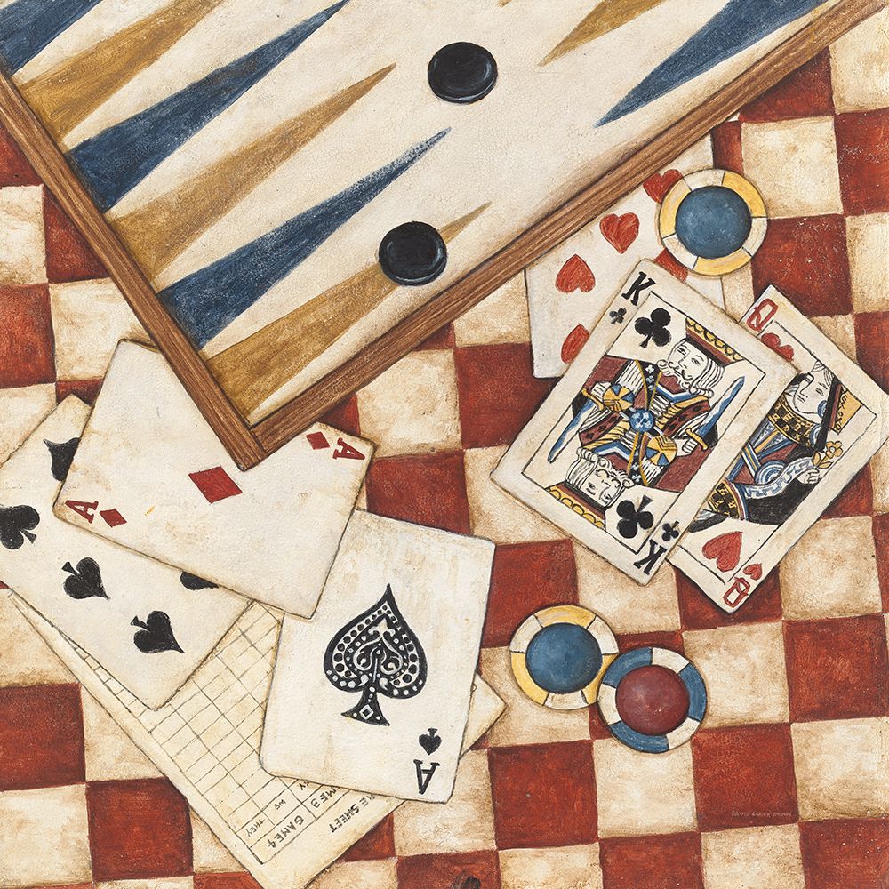 Poker art print by David Carter Brown for $57.95 CAD