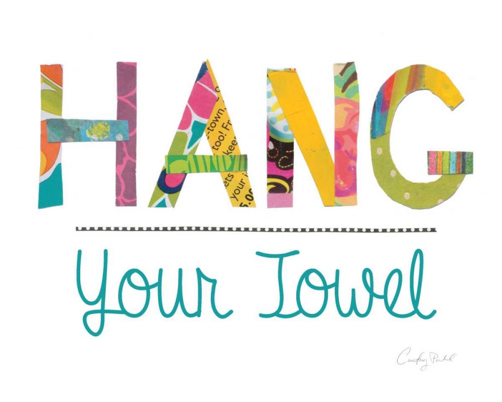 Hang Your Towel art print by Courtney Prahl for $57.95 CAD