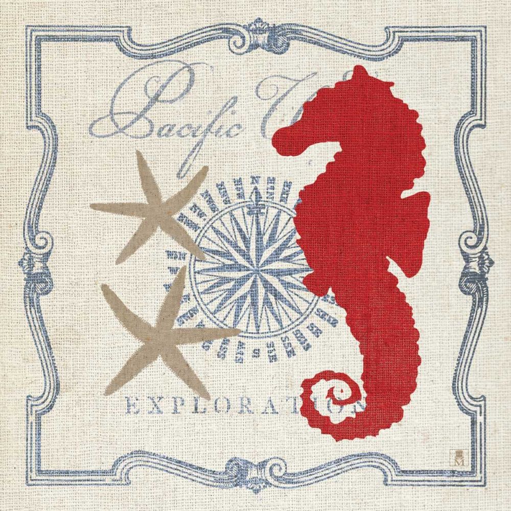 Pacific Seahorse art print by Studio Mousseau for $57.95 CAD