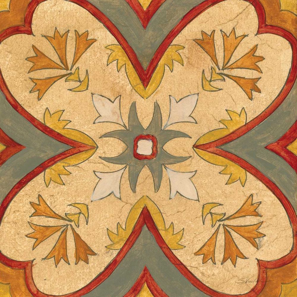 Andalucia Tiles H Color art print by Silvia Vassileva for $57.95 CAD