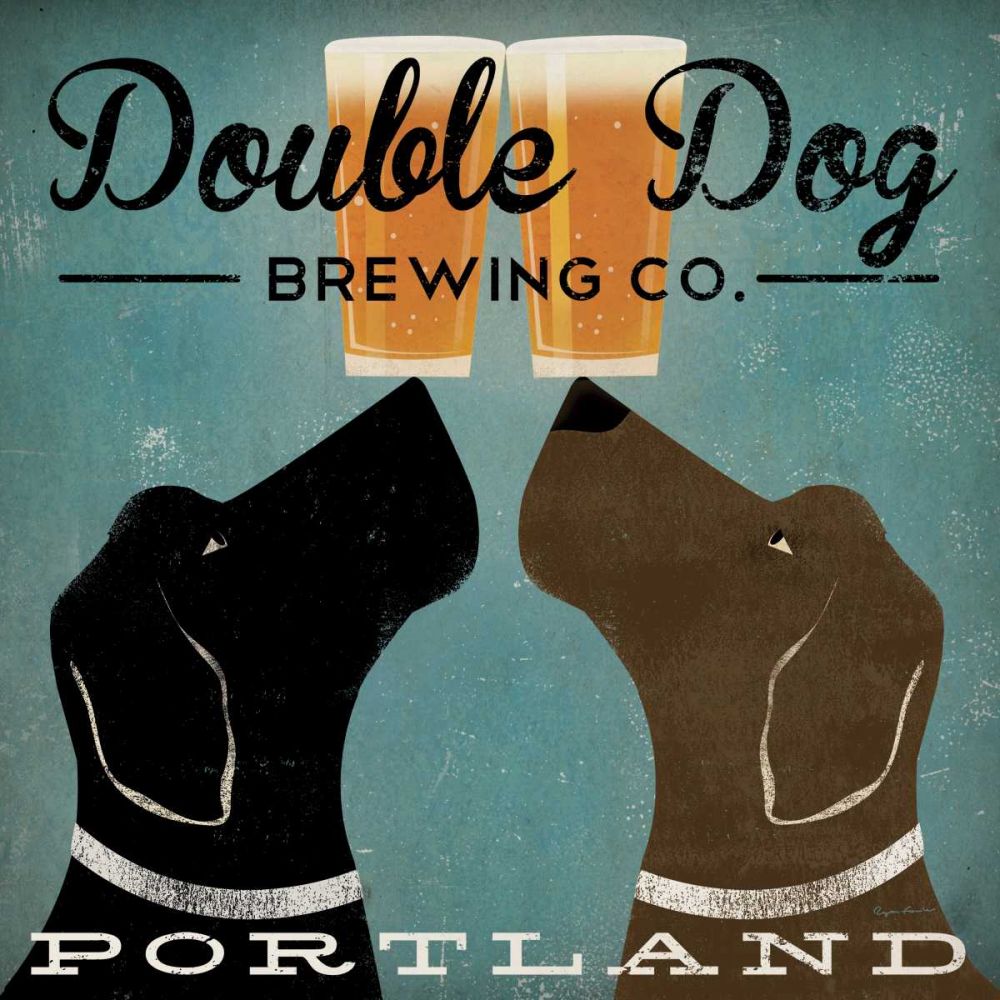 Double Dog Brewing Co. art print by Ryan Fowler for $57.95 CAD