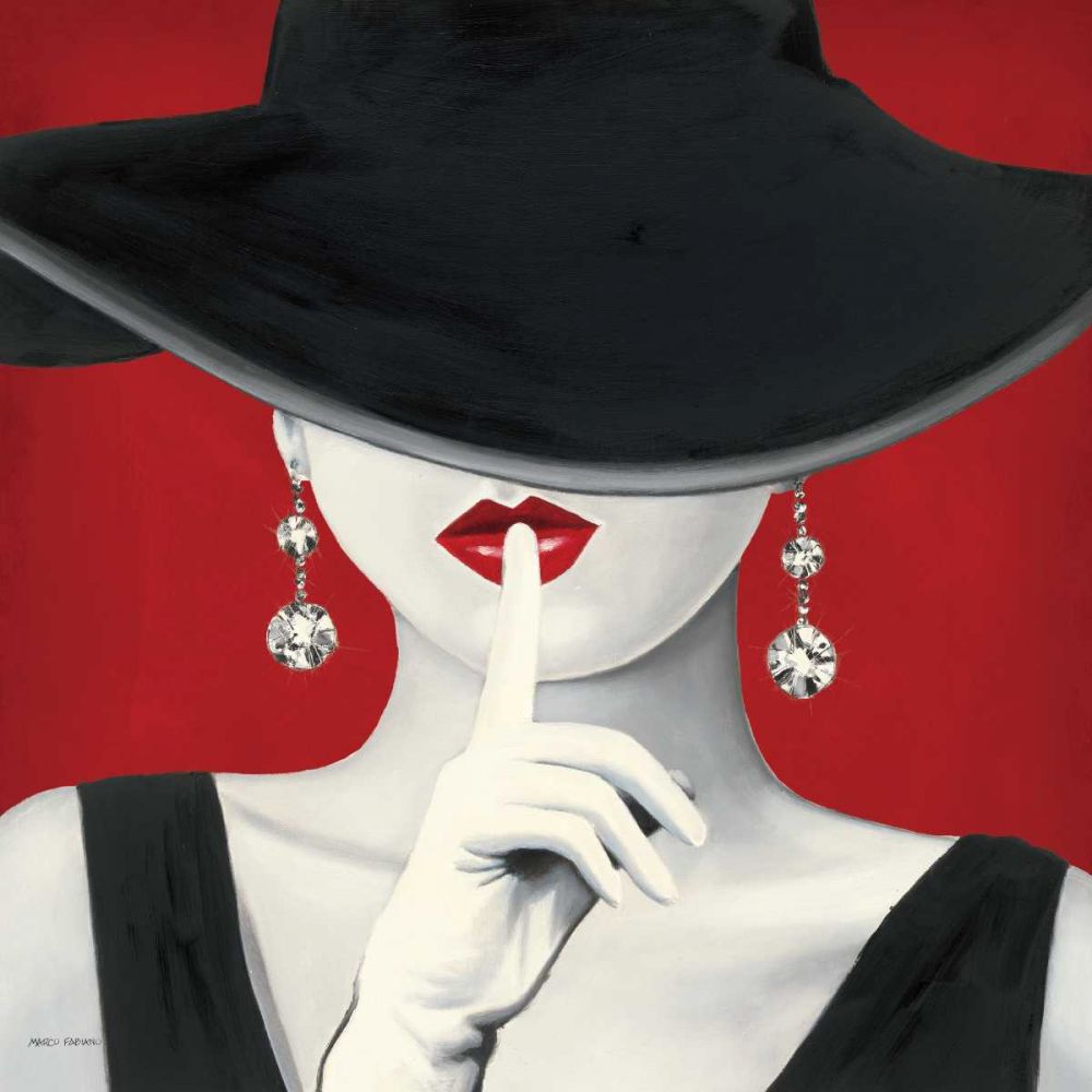Haute Chapeau Rouge I art print by Marco Fabiano for $57.95 CAD