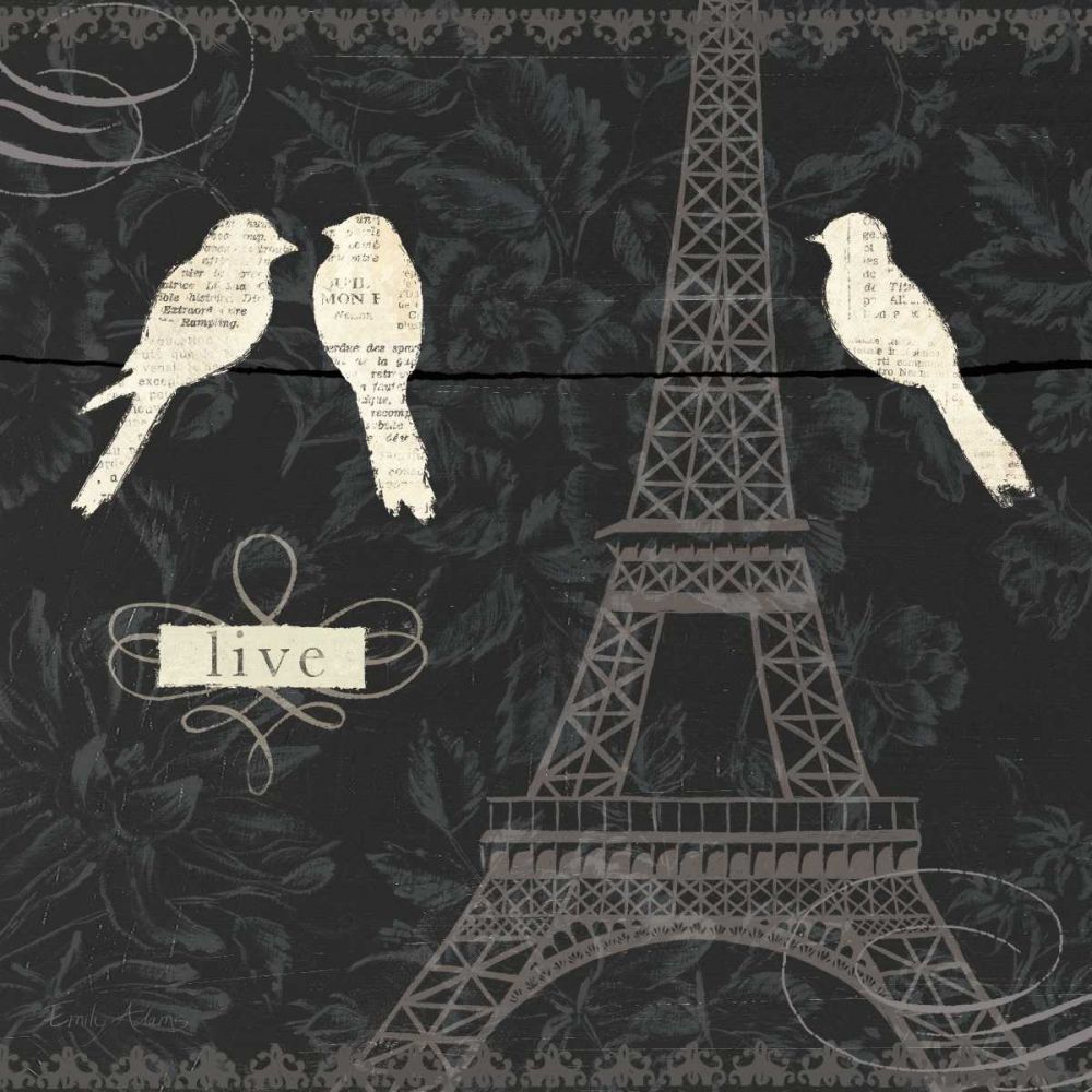 Love Paris I art print by Emily Adams for $57.95 CAD