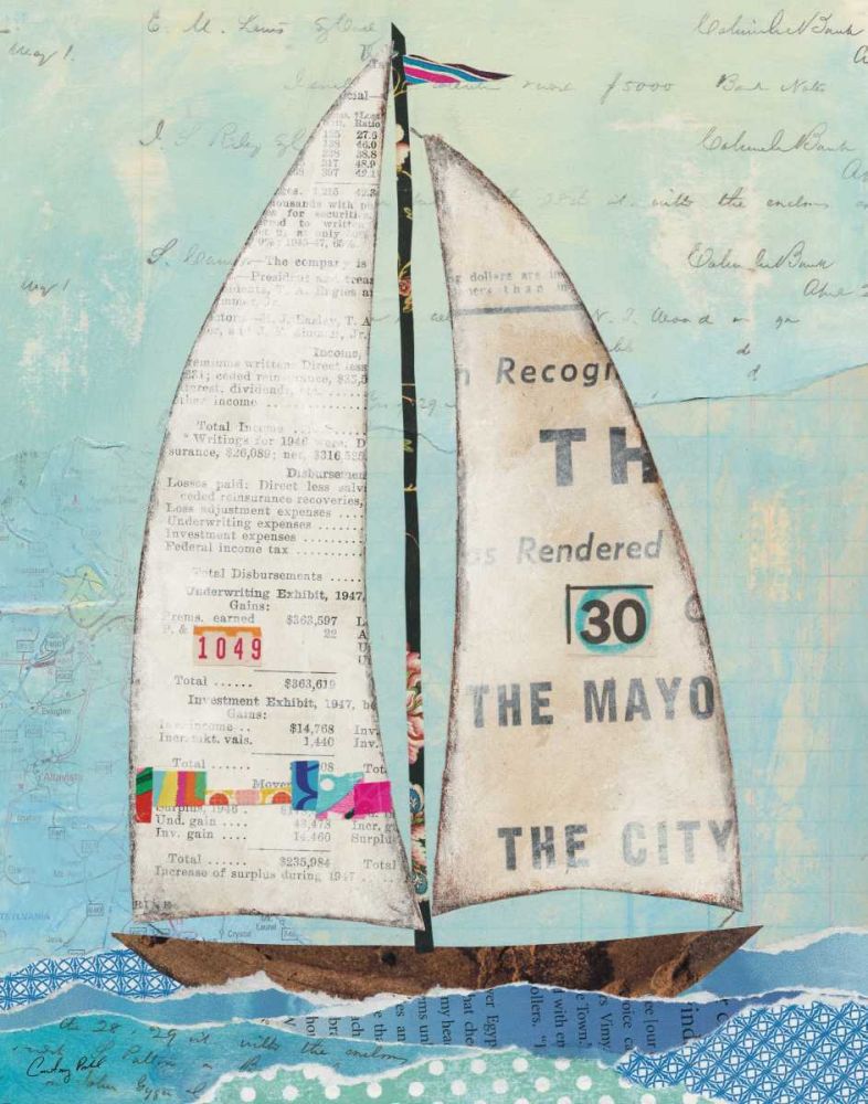 At the Regatta III art print by Courtney Prahl for $57.95 CAD