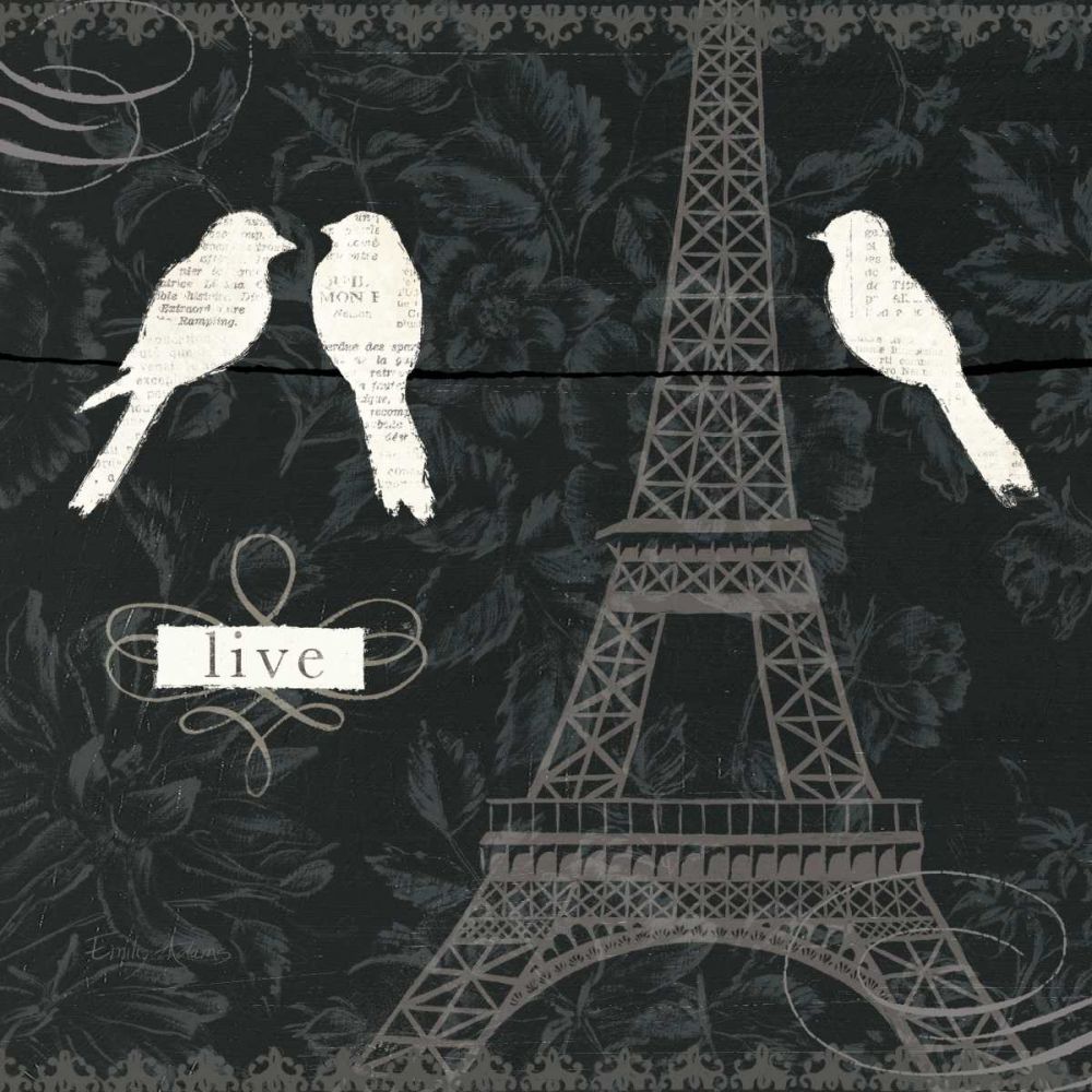 Love Paris I art print by Emily Adams for $57.95 CAD