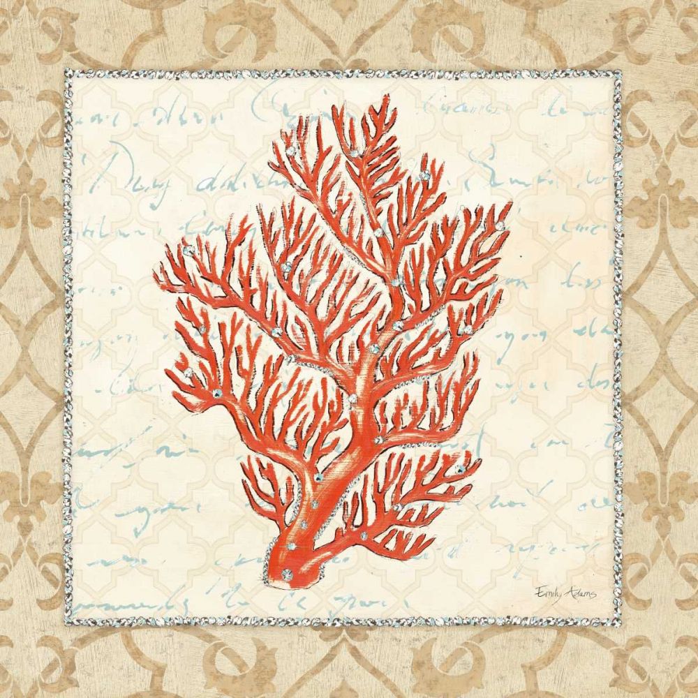 Coral Beauty Light I art print by Emily Adams for $57.95 CAD