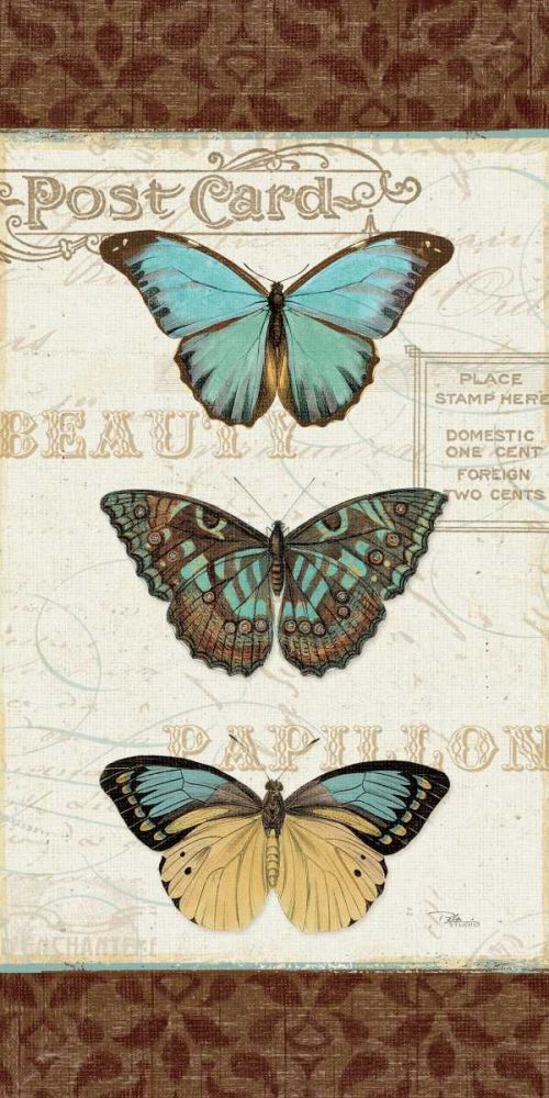 Papillons II art print by Pela Studio for $57.95 CAD