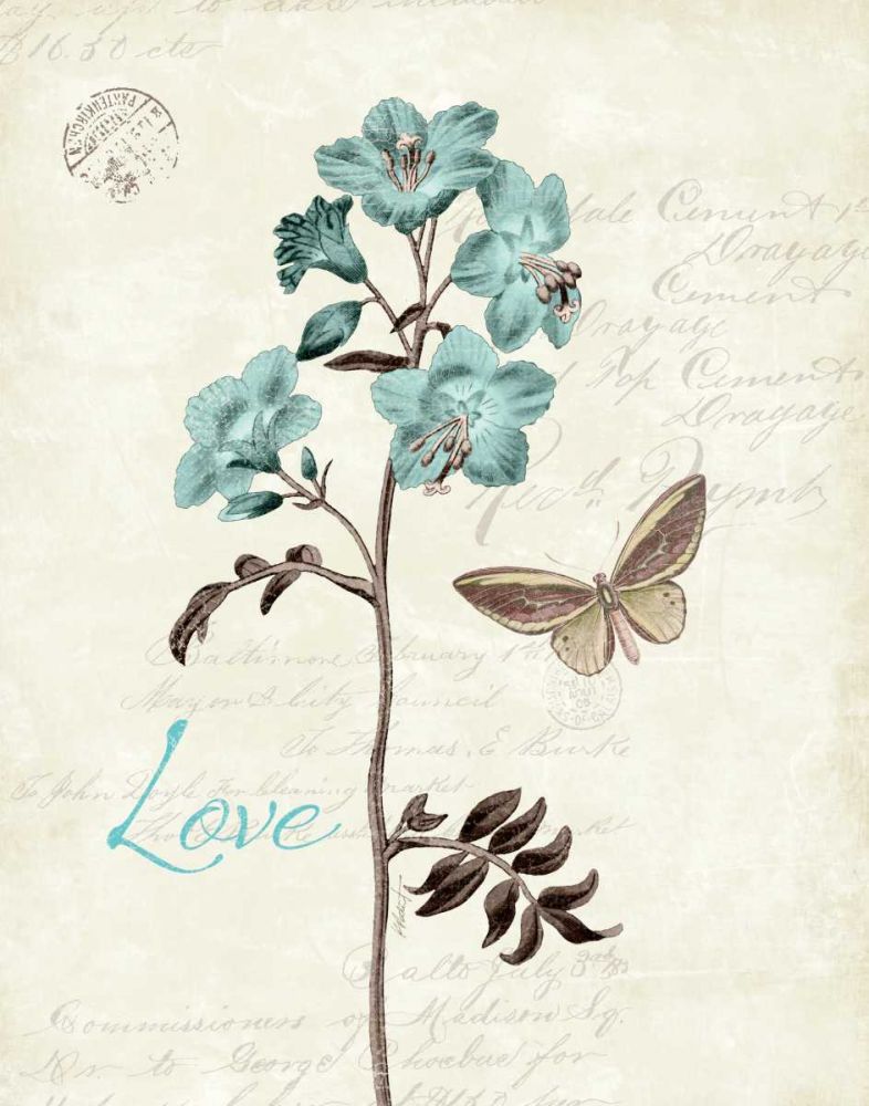 Slated Blue I art print by Katie Pertiet for $57.95 CAD