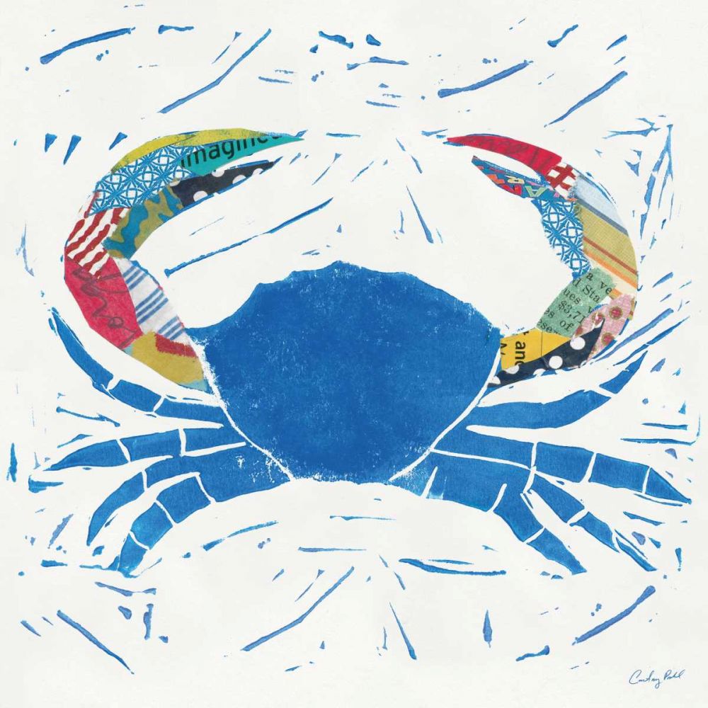 Sea Creature Crab Color art print by Courtney Prahl for $57.95 CAD
