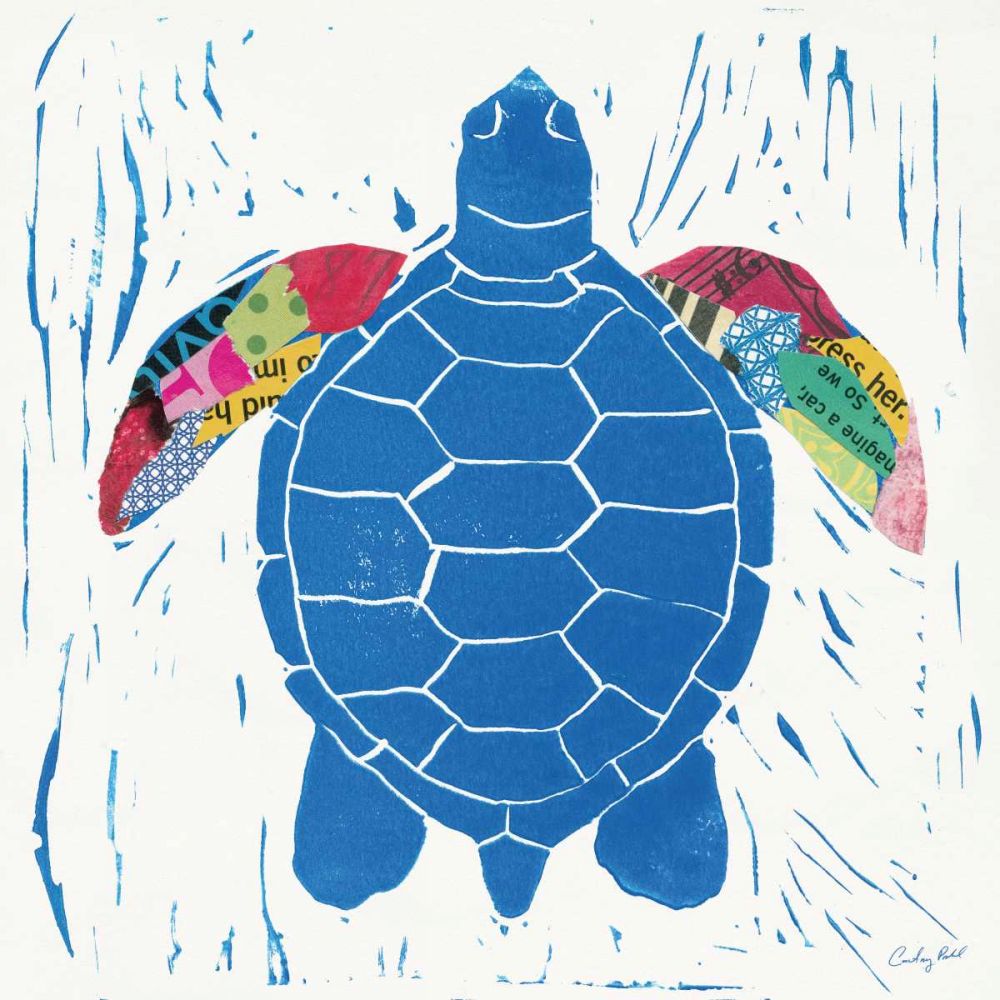 Sea Creature Turtle Color art print by Courtney Prahl for $57.95 CAD
