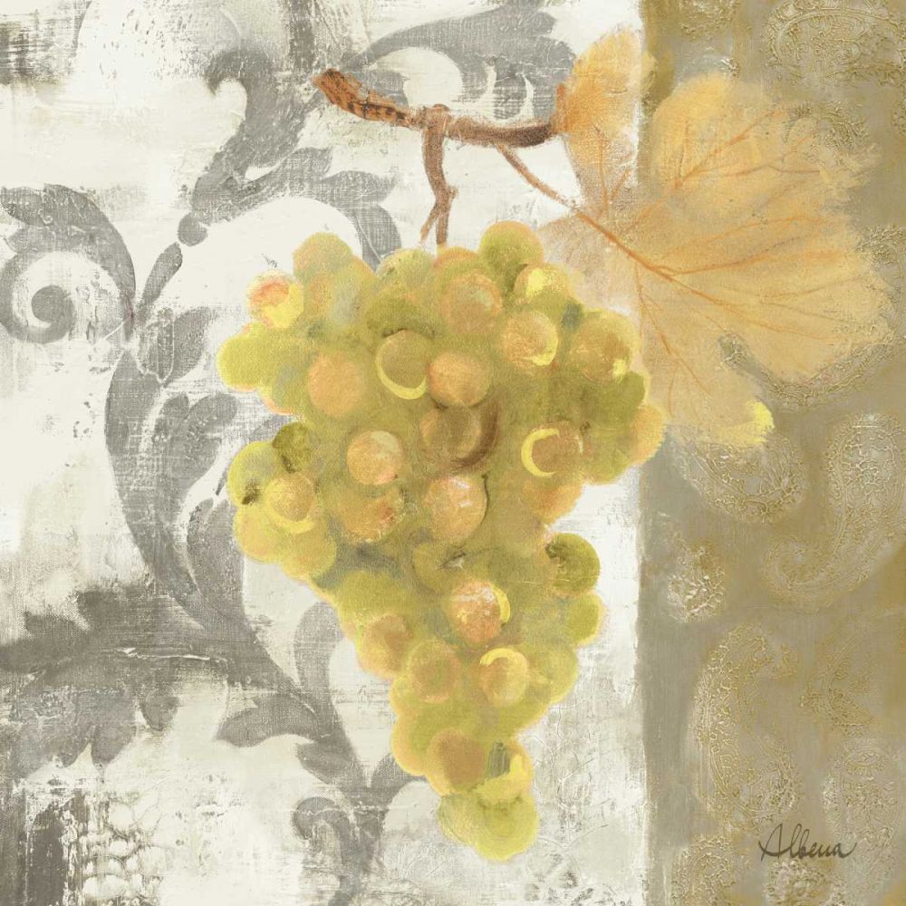 Acanthus and Paisley With Grapes II art print by Albena Hristova for $57.95 CAD