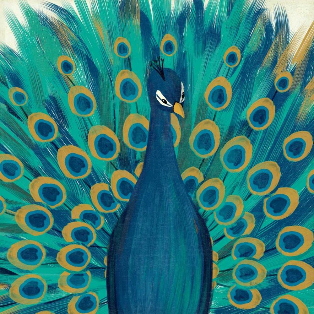 Proud as a Peacock I art print by Veronique Charron for $57.95 CAD