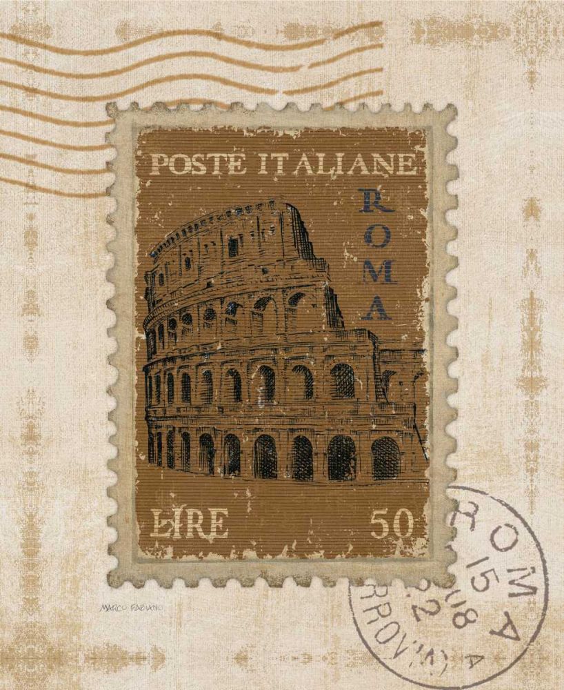 Iconic Stamps III art print by Marco Fabiano for $57.95 CAD
