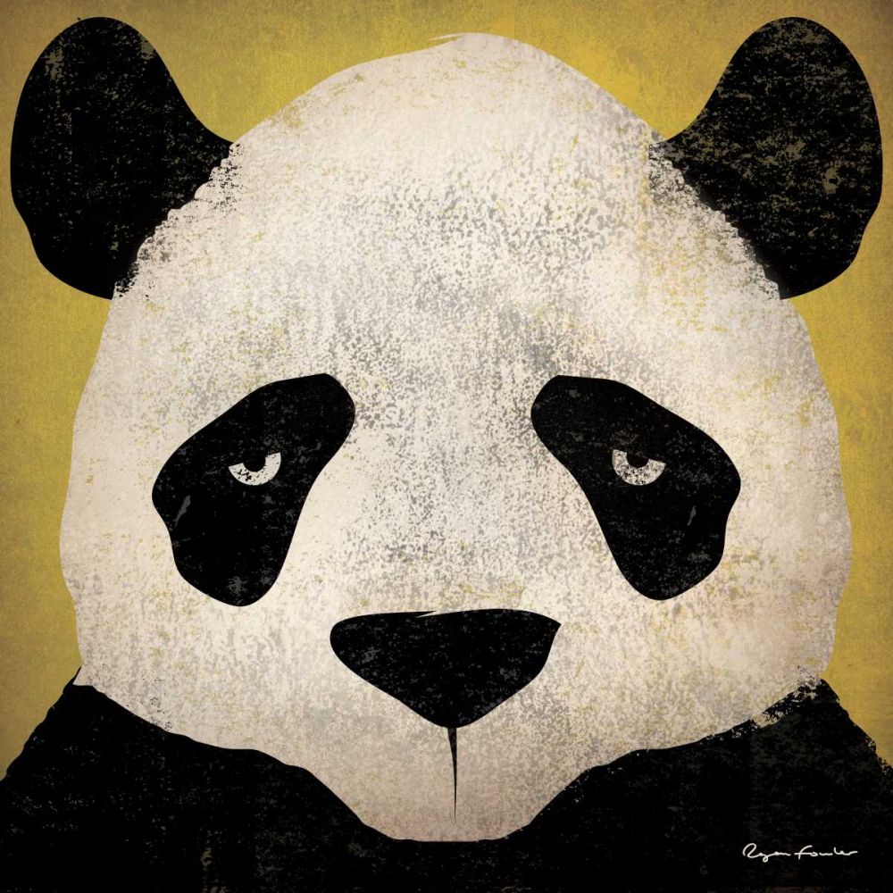 Panda art print by Ryan Fowler for $57.95 CAD