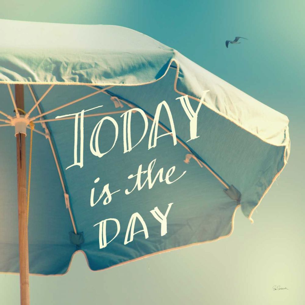 Coastline Umbrella art print by Sue Schlabach for $57.95 CAD