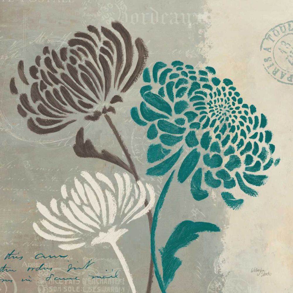 Chrysanthemums II art print by Wellington Studio for $57.95 CAD