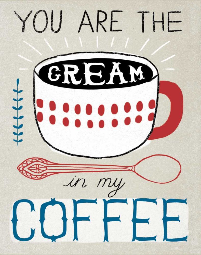 Cream in Coffee art print by Oliver Towne for $57.95 CAD