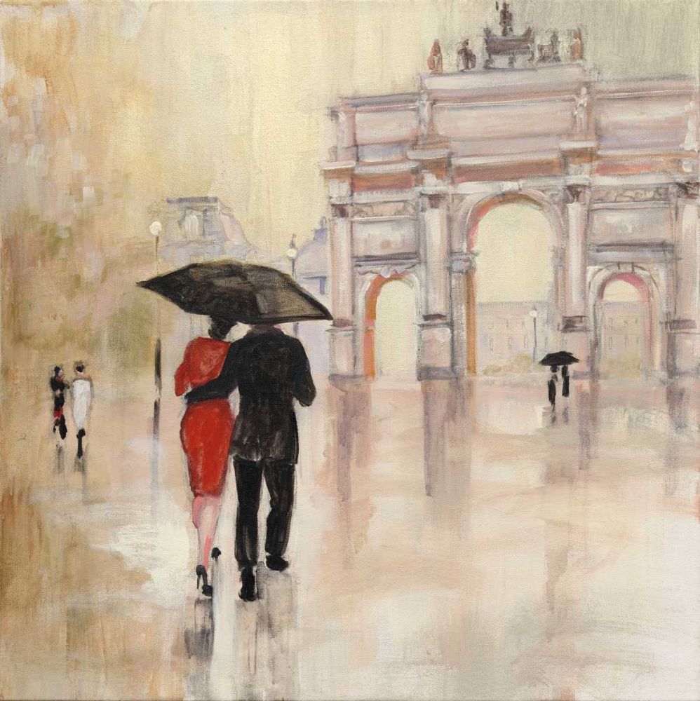 Romantic Paris II art print by Julia Purinton for $57.95 CAD