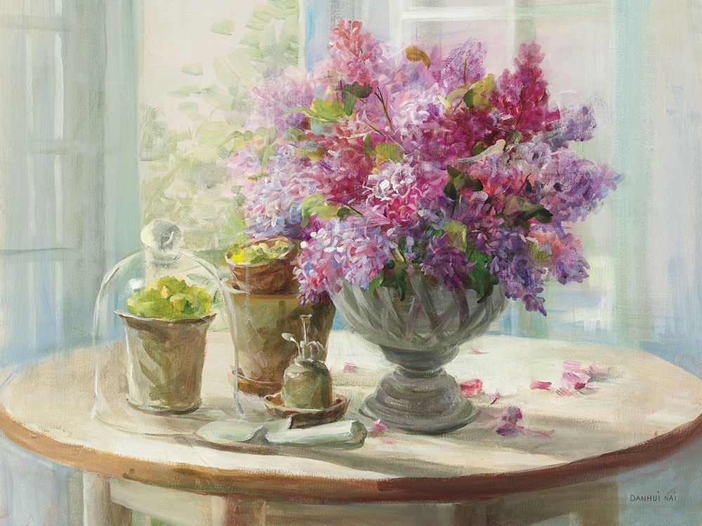 Lilacs Still Life art print by Danhui Nai for $57.95 CAD