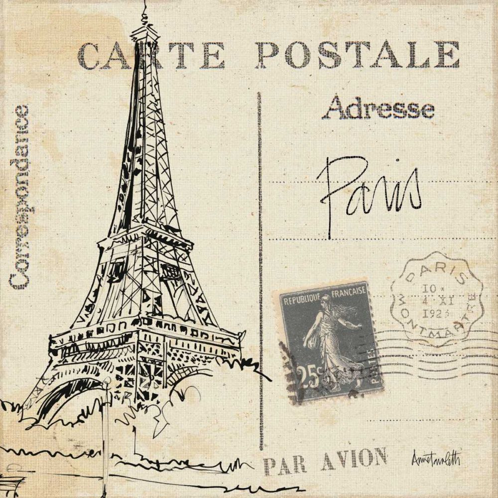 Postcard Sketches III art print by Anne Tavoletti for $57.95 CAD