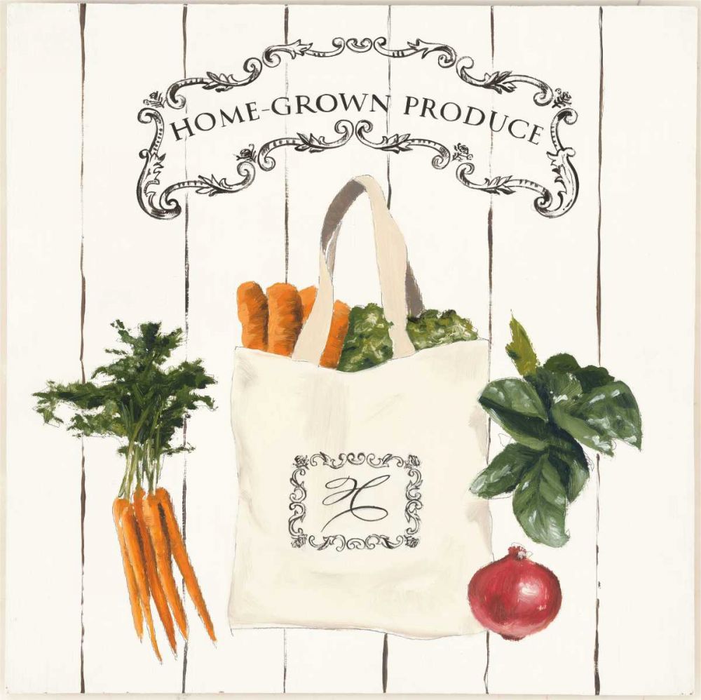 Gone to Market Home Grown Produce art print by Marco Fabiano for $57.95 CAD