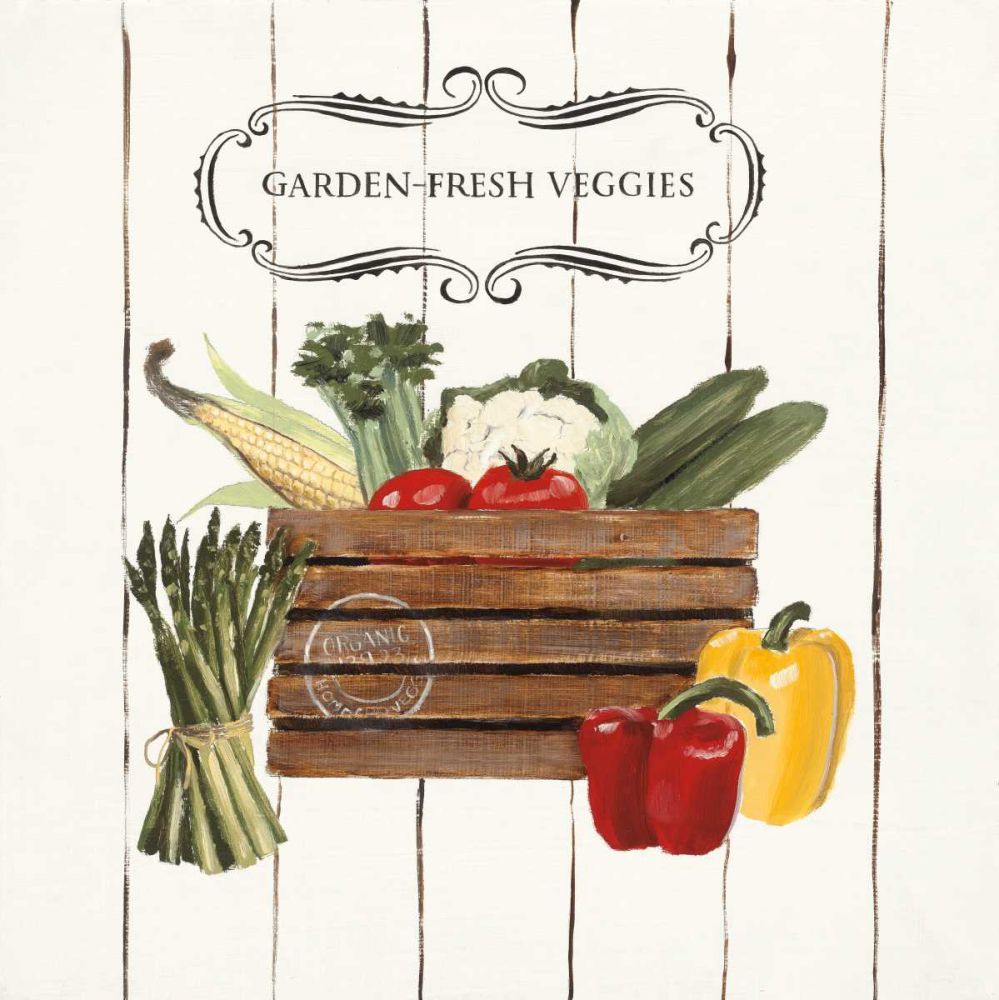 Gone to Market Fresh Veggies art print by Marco Fabiano for $57.95 CAD