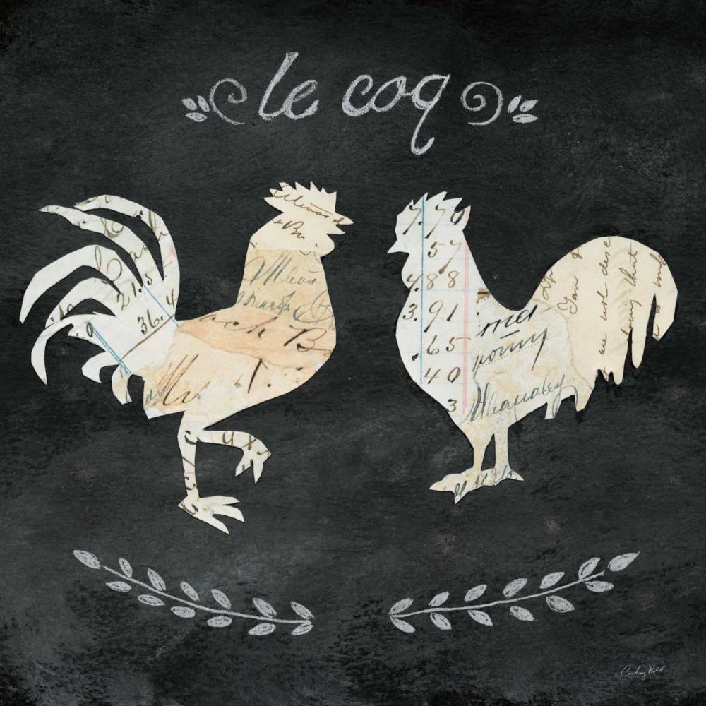 Le Coq Cameo Sq art print by Courtney Prahl for $57.95 CAD
