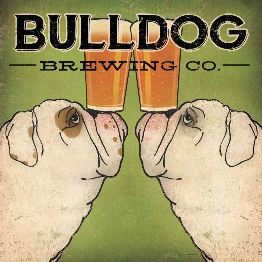 Bulldog Brewing art print by Ryan Fowler for $57.95 CAD