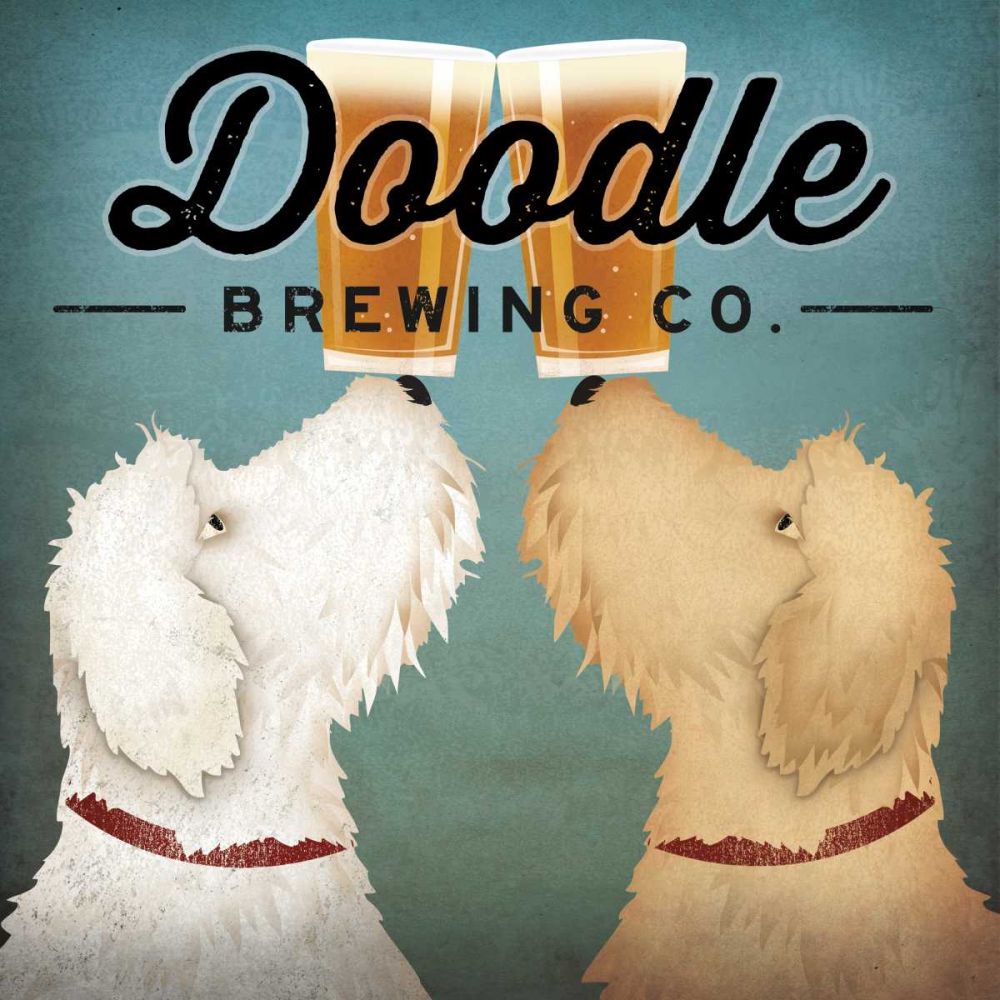 Doodle Beer Double art print by Ryan Fowler for $57.95 CAD