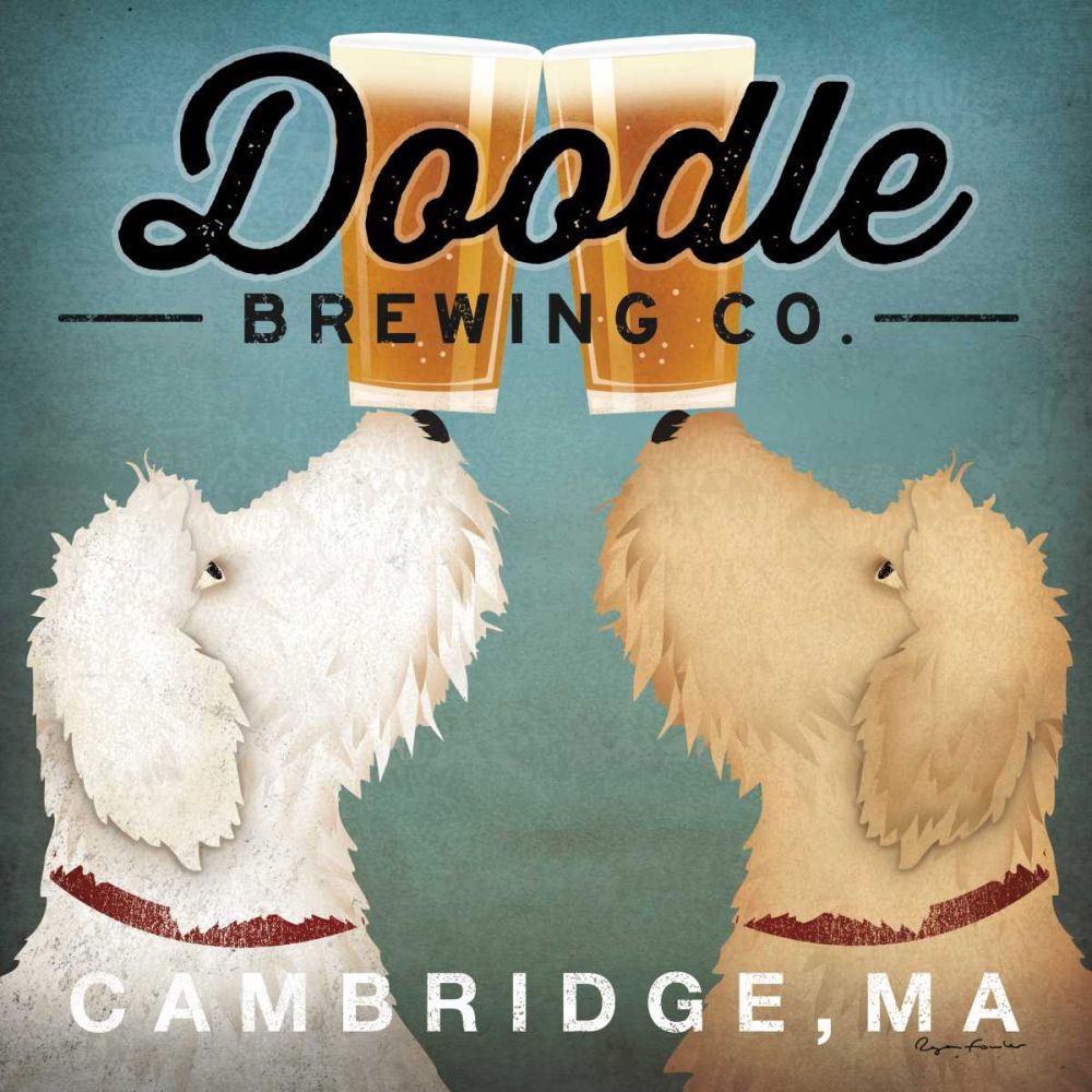 Doodle Beer Double - Cambridge MA art print by Ryan Fowler for $57.95 CAD