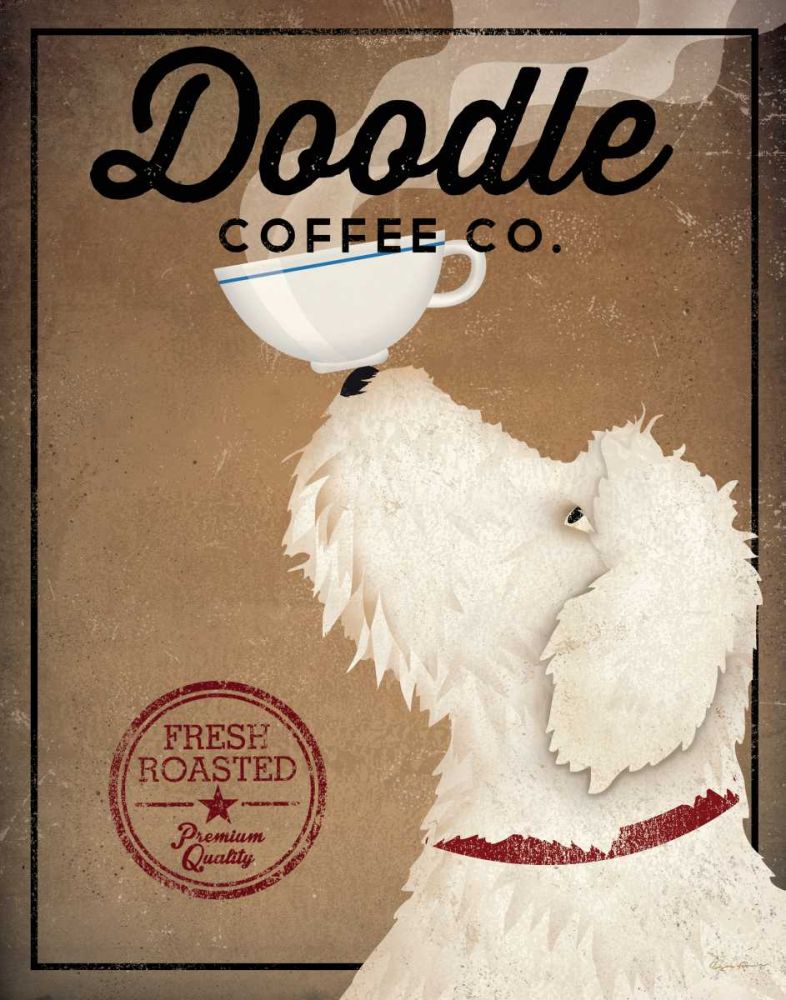 Doodle Coffee art print by Ryan Fowler for $57.95 CAD