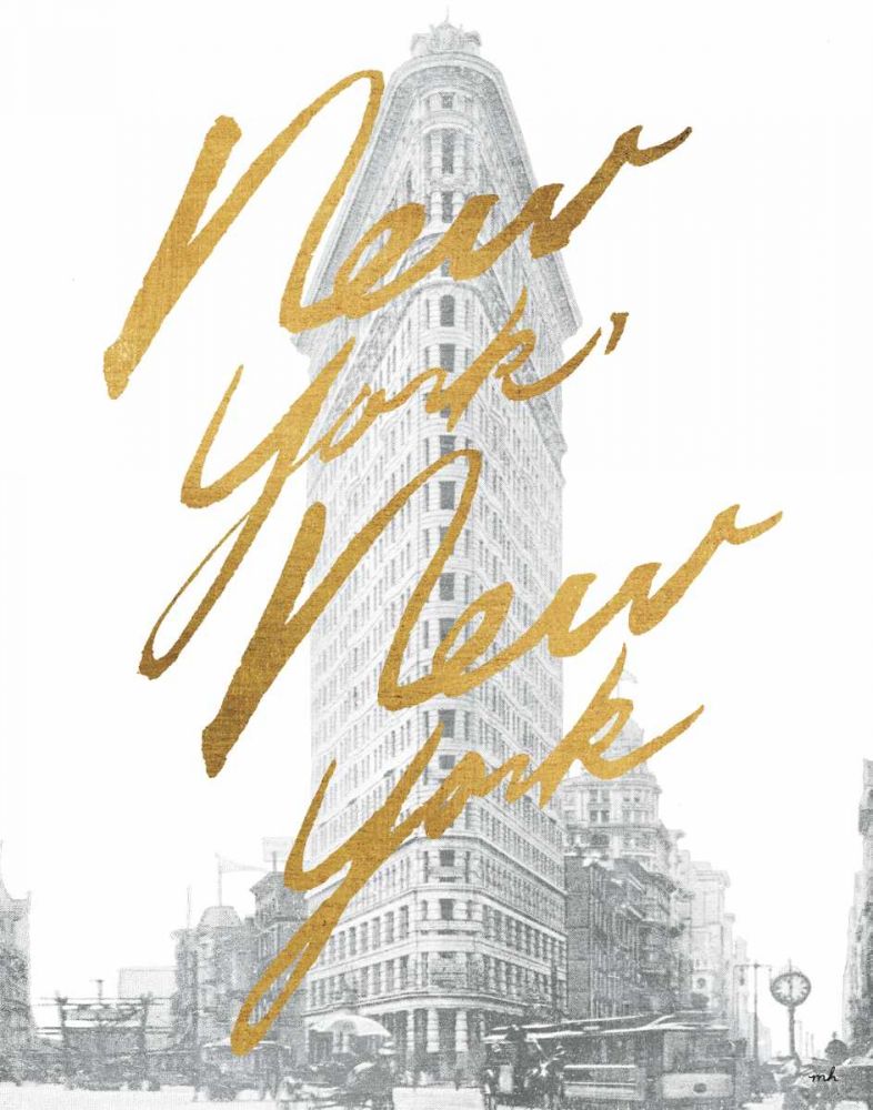 Gilded New York art print by Moira Hershey for $57.95 CAD