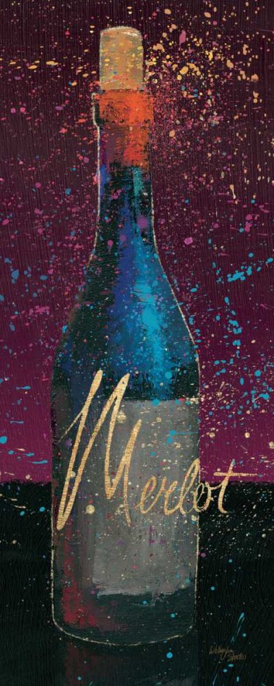 Wine Splash Dark IV art print by Wellington Studio for $57.95 CAD