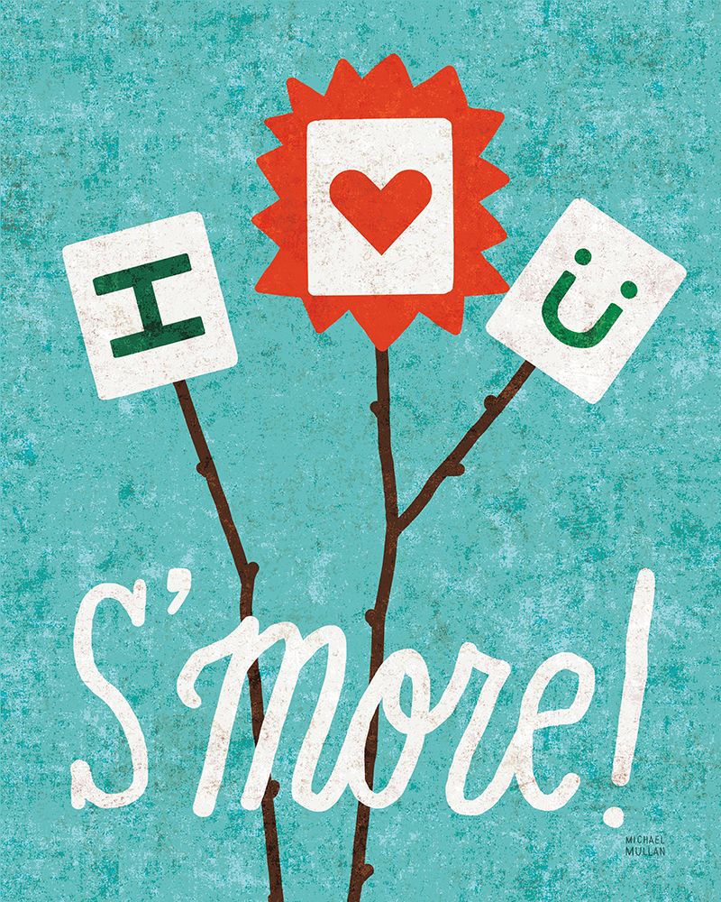 Happy Camper Smores art print by Michael Mullan for $57.95 CAD